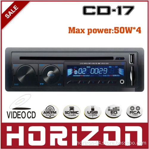Car Audio CD 17 Car Player, Am/FM Radio with 30 Preset Radio Statons (18/FM, 12/AM) , Car CD Player
